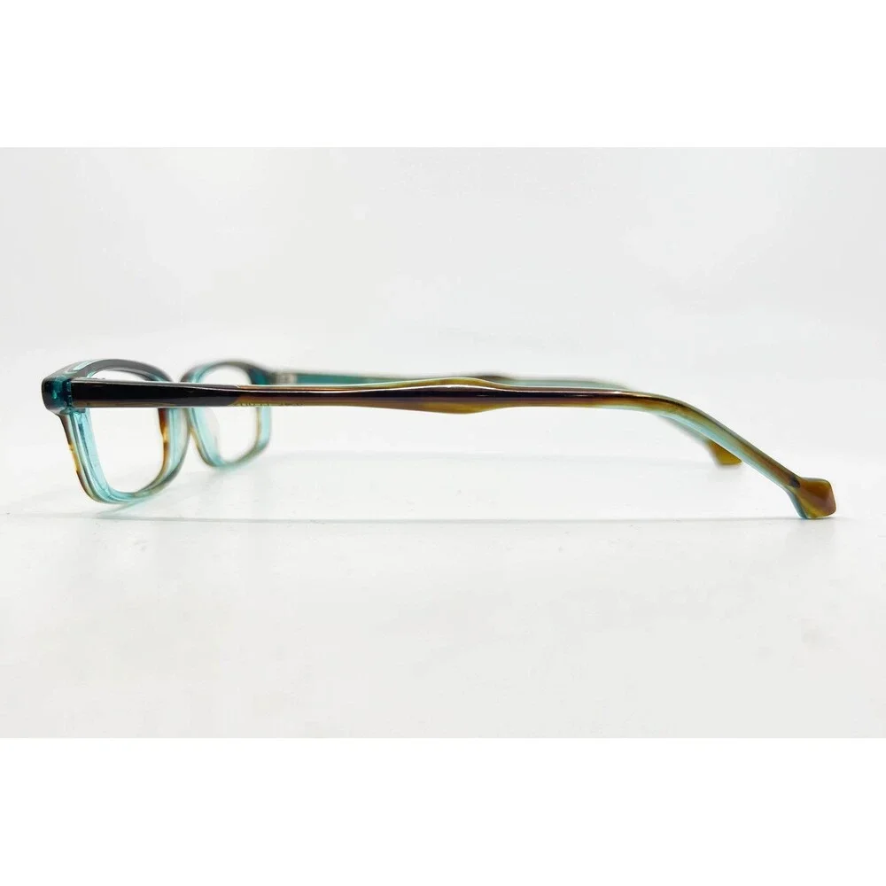 Bevel Peso 3542 Eyeglasses Brown Teal Tortoise Frames 48-16-135 Japan